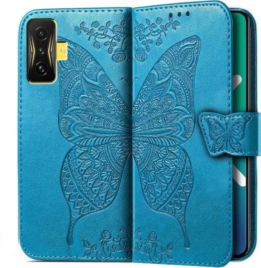 Erbord Book Piele artificială / Plastic / Silicon Albastru (Poco F4 GT 5G)