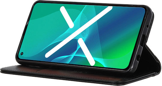 Wallet Leather / Silicone Black (Nokia X10)