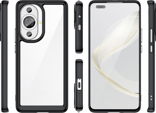 Back Cover Σιλικόνης Διάφανο (Huawei Nova 11 Pro)