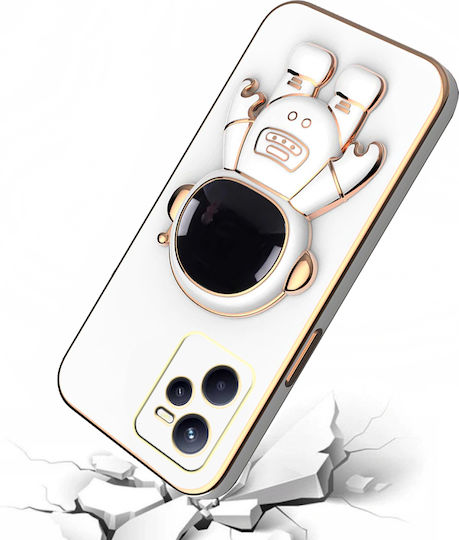 Back Cover Σιλικόνης Λευκό (Realme C35)