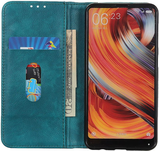 Wallet Δερμάτινο / Σιλικόνης Πράσινο (Xperia 10 V)