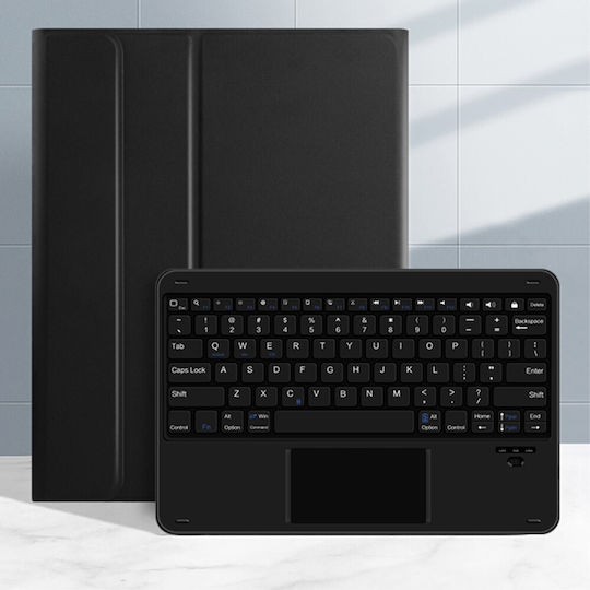 Flip Cover mit Tastatur Englisch US Schwarz für iPad Pro 12,9 Zoll 2022/2021/2020