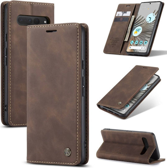 Caseme Wallet Synthetic Leather Brown (Google Pixel 7 Pro)