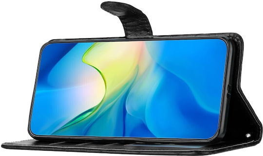 Binfen Diamond Lattice Wallet Δερματίνης Μαύρο (Oppo A38 4G)