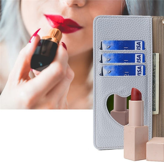 Motorola Wallet Zipper Pocket Piele artificială Albastru (Motorola Moto G54 5G)
