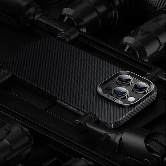 Benks ArmorAir Kevlar 600D Back Cover Aramid Fiber 0.6mm Negru (iPhone 15 Plus / 16 Plus)
