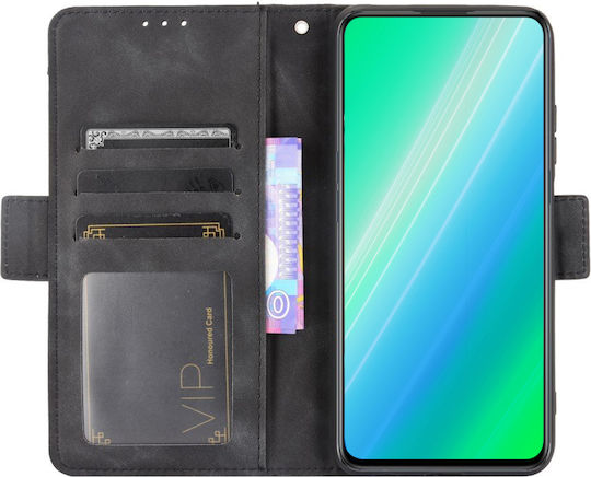 Oppo Book Piele artificială / Plastic / Silicon Negru (Oppo A78 4G)
