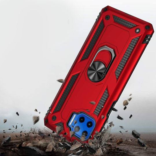 Erbord Back Cover Metallic Red (Moto G 5G Plus)