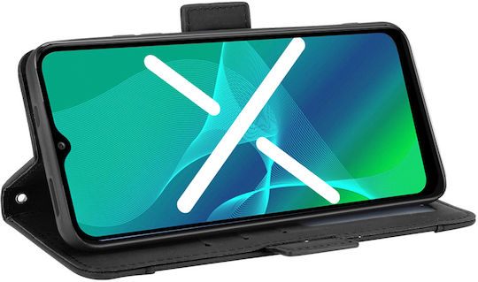 Erbord Book Δερματίνης / Πλαστικό / Σιλικόνης Μαύρο (Oppo Reno6 Pro)