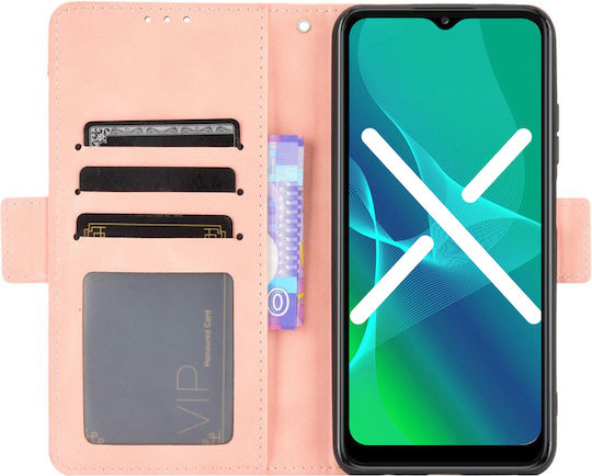 Erbord Book Δερματίνης / Πλαστικό / Σιλικόνης Ροζ (Huawei Nova Y70)