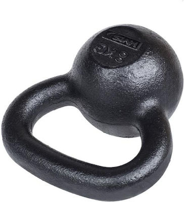 HMS Kettlebell από Μαντέμι 8kg Μαύρο