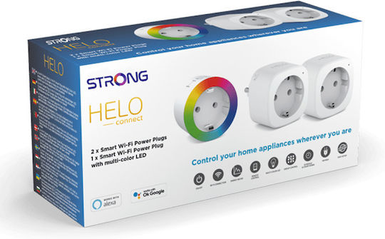 Strong Helo Inteligent Un singur soclu cu Comutator 3buc
