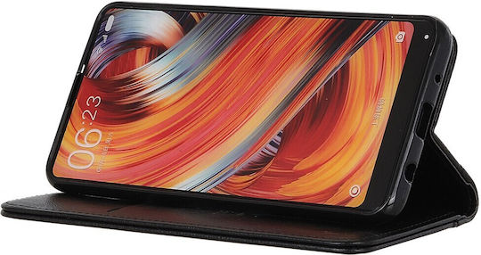 Wallet Piele / Silicon Negru (Xperia 10 V)