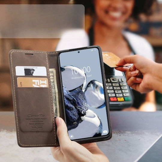 Caseme Wallet Δερματίνης Καφέ (Xiaomi 12T / 12T Pro)