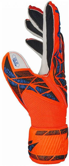 Reusch Attrakt Solid Finger Support Γάντια Τερματοφύλακα Παιδικά Πορτοκαλί