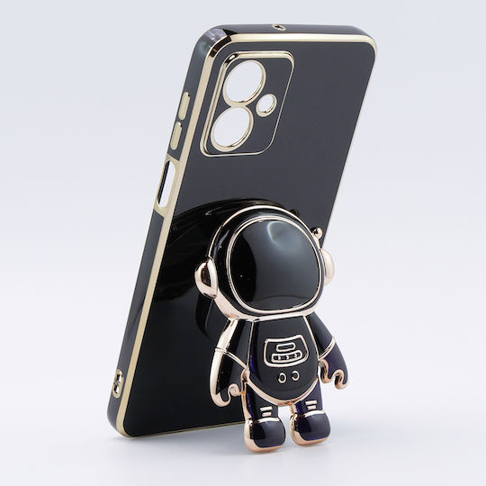 Motorola Astronaut Back Cover Silicon Negru (Motorola Moto G54 5G)