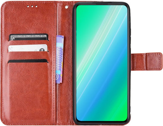 HTC Wallet Δερματίνης Καφέ (HTC U23 Pro)