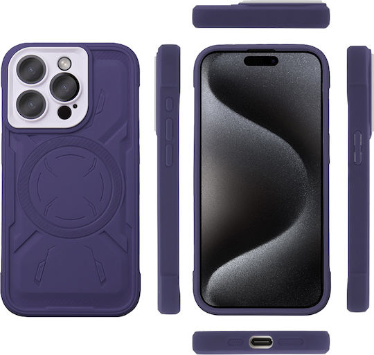 Erbord Back Cover Μωβ (iPhone 15 Pro Max)