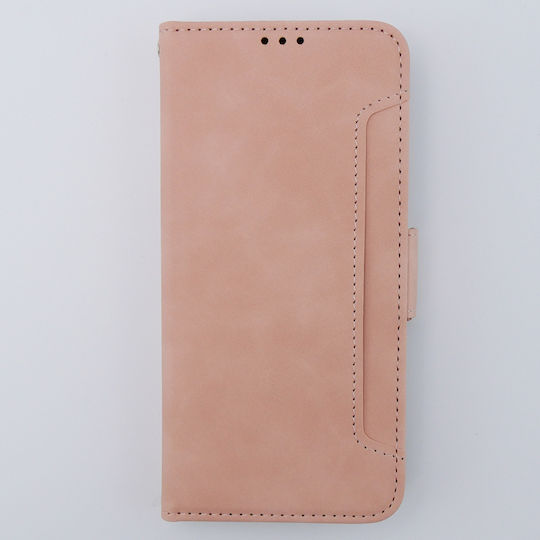 Motorola Book Δερματίνης / Πλαστικό / Σιλικόνης Ροζ (Motorola Moto G54 5G)