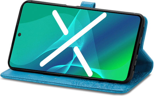 Book Piele artificială / Plastic / Silicon Albastru (Moto G52)
