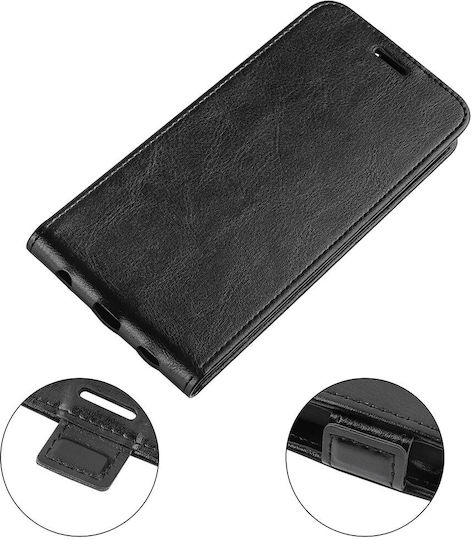 Buchen Sie Leder / Synthetisches Leder Schwarz (Motorola Edge 30 Neo 5G)