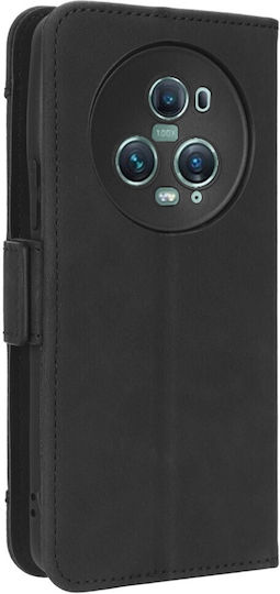 Honor Book Synthetic Leather / Plastic / Silicone Black (Realme 5 Pro)