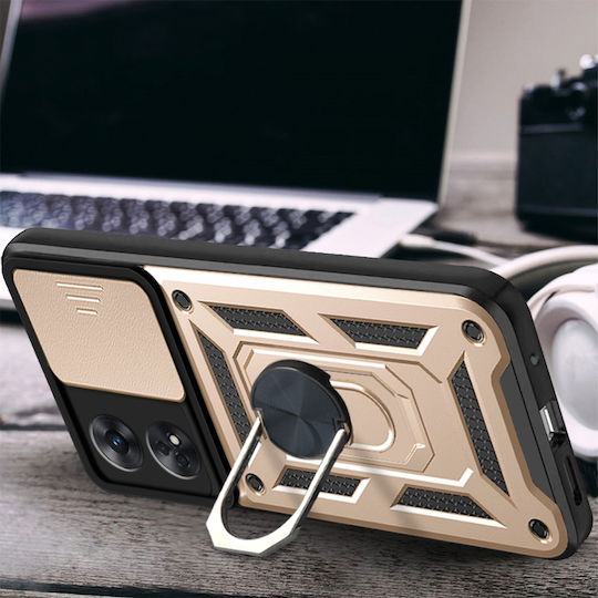Back Cover Metalic Auriu (Oppo Reno8 T)