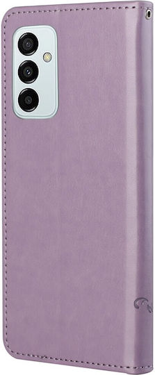 Erbord Book Δερματίνης / Πλαστικό / Σιλικόνης Μωβ (Galaxy M23)