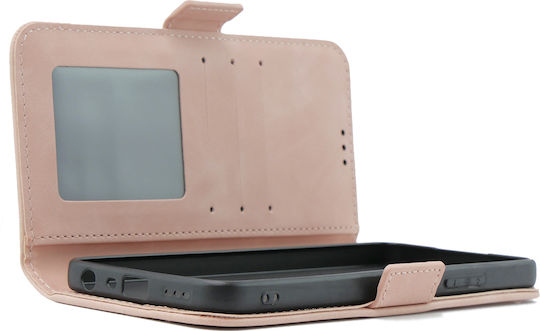 Oppo Book Synthetic Leather / Plastic / Silicone Pink (Oppo A38 4G)
