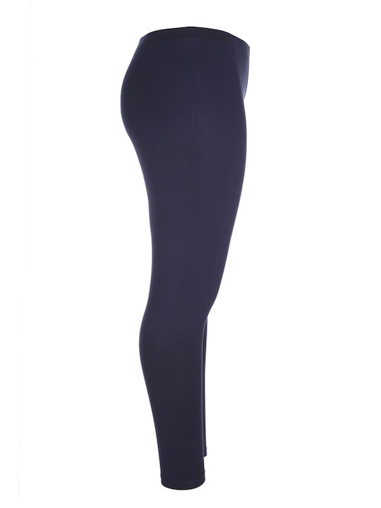 Basic Täglich Frauen Leggings Blau