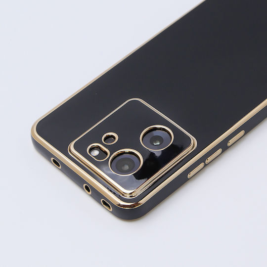 Umschlag Rückseite Metallisch Schwarz (Xiaomi 13T / 13T ProXiaomi 13T / 13T Pro)