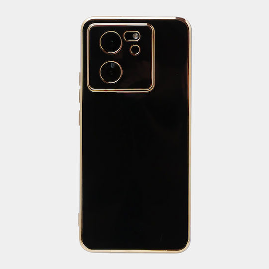 Umschlag Rückseite Metallisch Schwarz (Xiaomi 13T / 13T ProXiaomi 13T / 13T Pro)