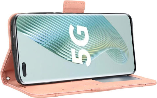 Honor Buchen Sie Synthetisches Leder / Kunststoff / Silikon Rosa (Realme 5 Pro)