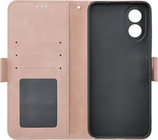 Oppo Book Δερματίνης / Πλαστικό / Σιλικόνης Ροζ (Oppo A58 4G)