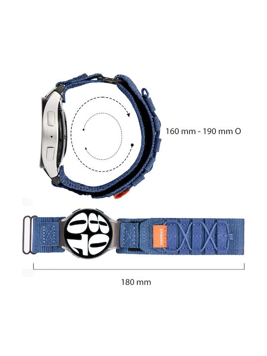 Erbord Curea Albastră Galaxy Watch4/5/6/7/FE/4 Classic/6 Classic/5 Pro Erbord Curea Albastră Galaxy Watch4/5/6/7/FE/4 Classic/6 Classic/5 Pro