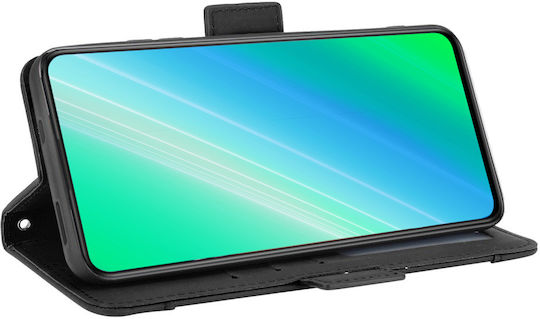 Book Piele artificială / Plastic / Silicon Negru (Oppo Reno8 T)