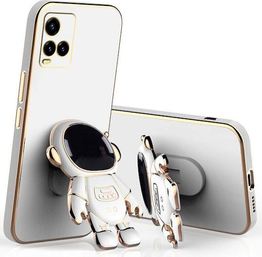 Back Cover Silicon Alb (Vivo Y33s)