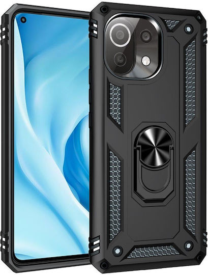 Back Cover Μεταλλικό Μαύρο (Xiaomi Mi 11)