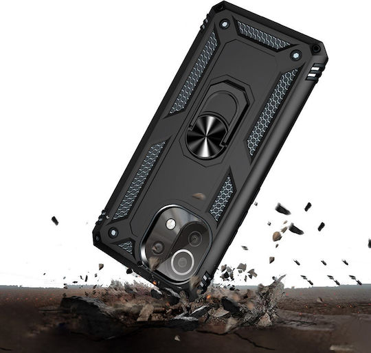 Back Cover Μεταλλικό Μαύρο (Xiaomi Mi 11)