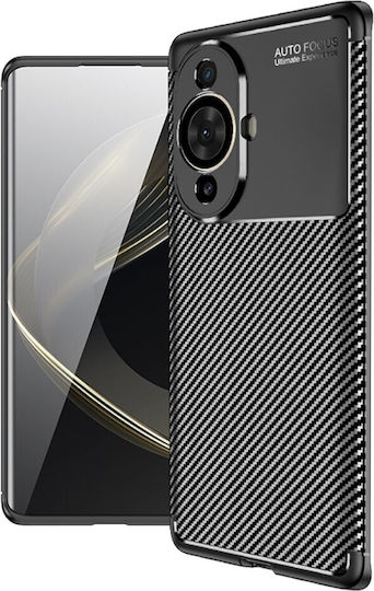 Back Cover Plastic / Silicon Negru (Huawei Nova 11 Pro)