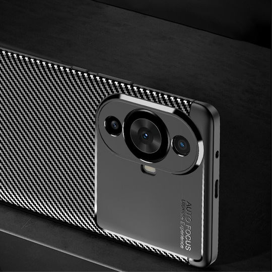 Back Cover Plastic / Silicon Negru (Huawei Nova 11 Pro)