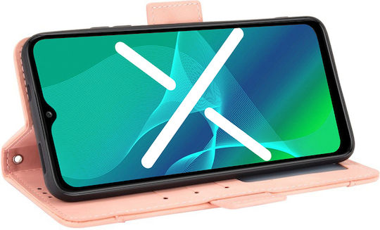 Book Δερματίνης / Πλαστικό / Σιλικόνης Ροζ (Oppo Reno7 Lite)