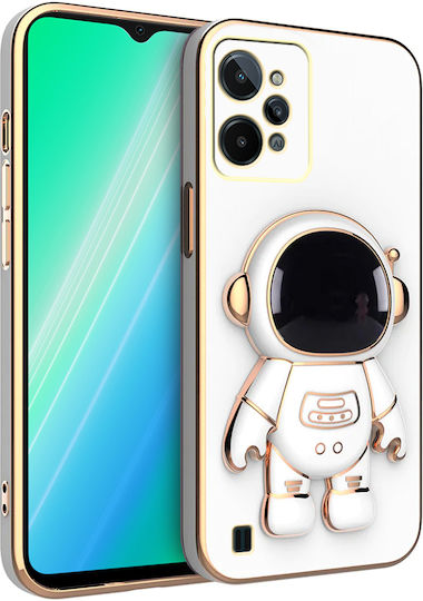 Back Cover Σιλικόνης Λευκό (Nokia C31Realme C31)