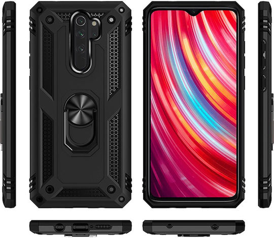 Back Cover Μεταλλικό Μαύρο (Galaxy Note 8Redmi Note 8 ProOnePlus 8 ProRealme 8/8 Pro)