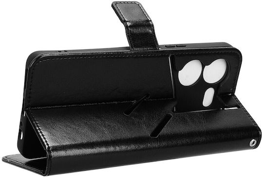 Brieftasche Synthetisches Leder / Kunststoff / Silikon Schwarz (Realme 5 Pro)