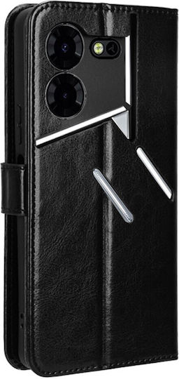 Brieftasche Synthetisches Leder / Kunststoff / Silikon Schwarz (Realme 5 Pro)