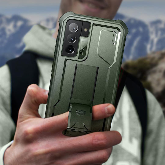 Dexnor С пълно покритие (360°) Зелен (Galaxy S21 FE 5G)
