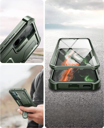 Dexnor 360 Vollschutz Set mit Glas Grün (Galaxy S22 5G)