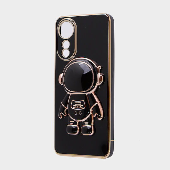 Oppo Astronaut Back Cover Silicone Black (Oppo A78 4G)