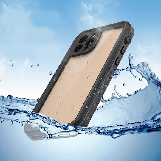 Redpepper Ip68 С пълно покритие (360°) 2мм Водоустойчив Черен (iPhone 12 / 12 Pro)
